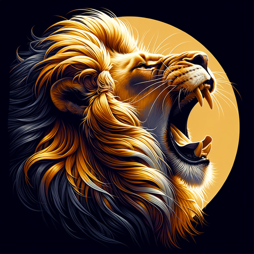 Majestic Lion Roar Paint By Color