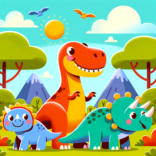 Dino Fun Times Paint By Diamonds Kits