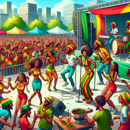 Kingston's Reggae Festival Paint By Diamond