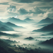 Serenity Of Mountains Diamonded Painting Kits