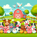 Funny Farm Animals Paint By Diamonds Kits