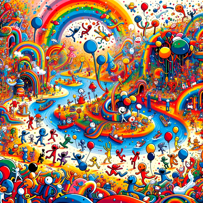 Whimsical Cartoon World Paint By Diamonds