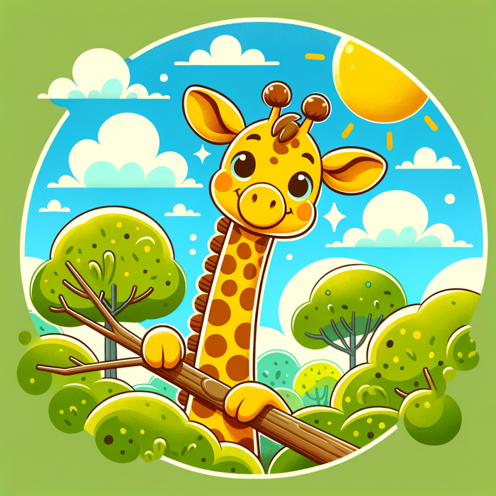 Giggling Giraffe DIY Paint By Diamonds