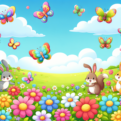 Sunny Day In The Meadow Diamond Painting
