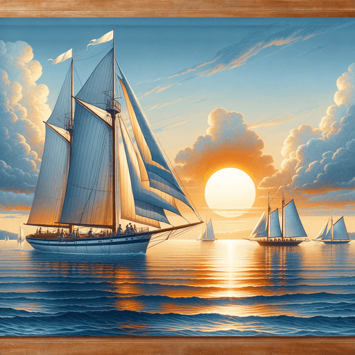 Timeless Sailing Adventure Paint By Diamonds Art