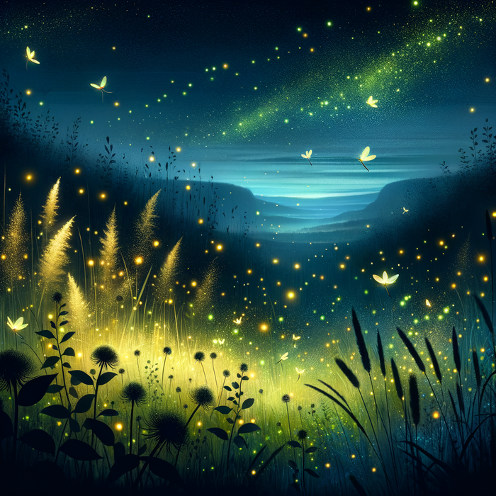 Dancing Fireflies In The Night Paint By Diamonds Art