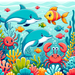 Charming Undersea World Paint By Diamonds Kits