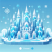 Magical Ice Palace Paint By Diamond