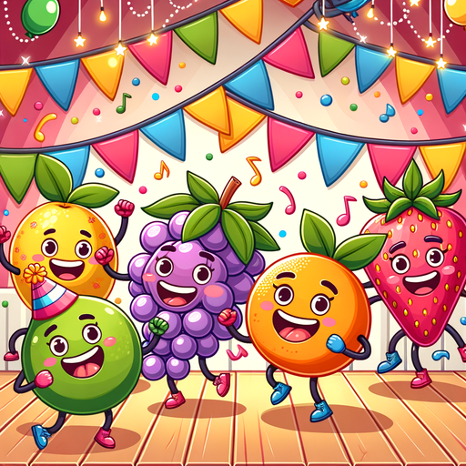 Friendly Fruit Friends Paint By Diamonds