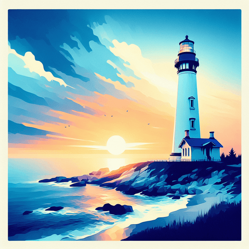 Lighthouse Beacon Bliss Paint By Diamonds Art