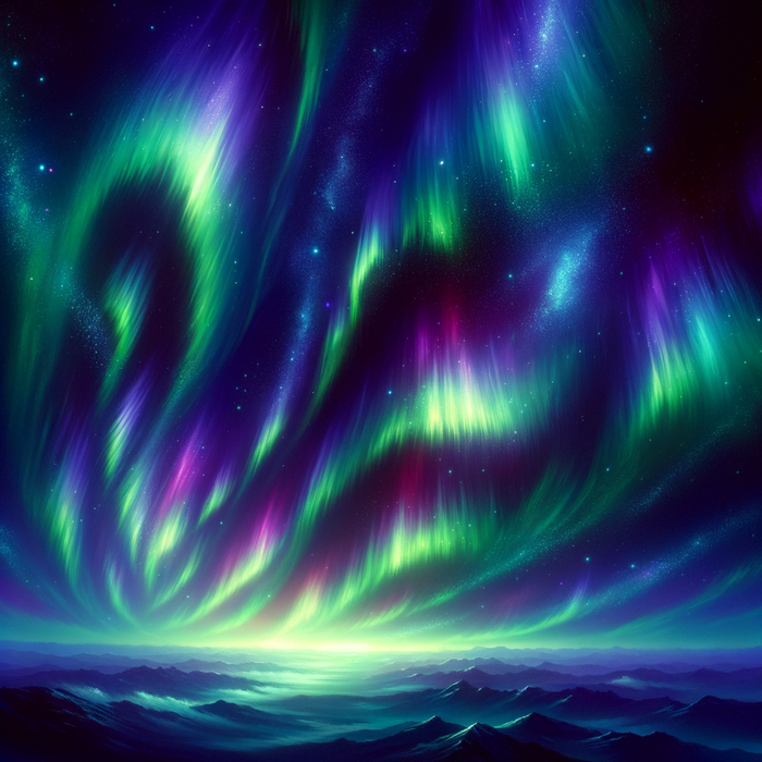 Northern Lights Majesty Paint By Diamonds Art