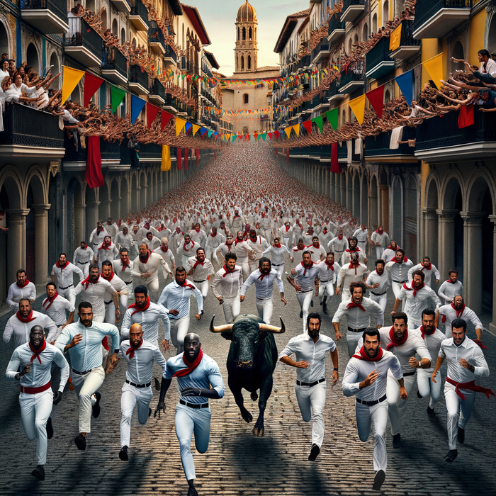 San Fermin Festival Paint By Diamonds