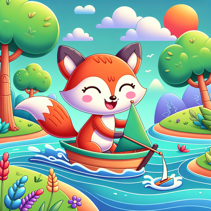 Sailing Fox Paint By Color