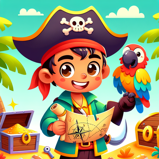 Adventurous Young Pirate Diamonded Painting Kits