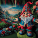 Charming Garden Gnome Retreat Painting By Diamonds Kit