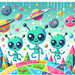 Friendly Aliens Paint By Diamonds Kits