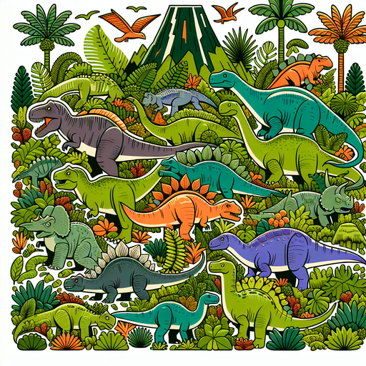 Adventure In Dino World Paint By Diamonds