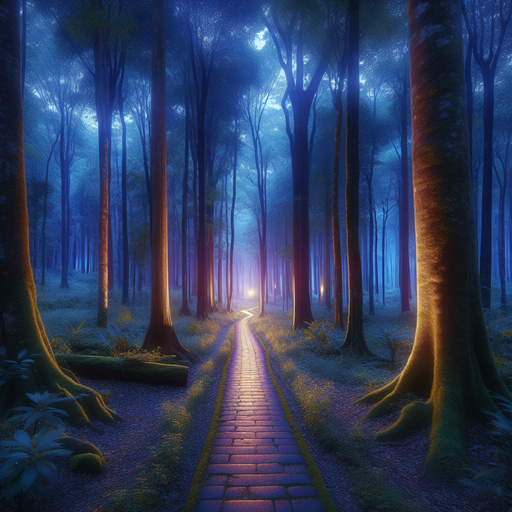 Twilight Forest Trail Paint By Diamond