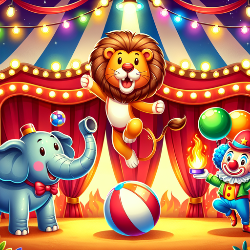 Joyful Circus Show DIY Paint By Diamonds