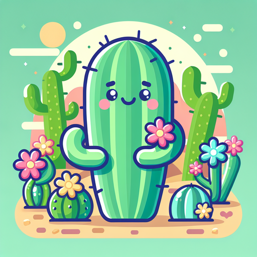 Caring Cactus Paint By Diamonds
