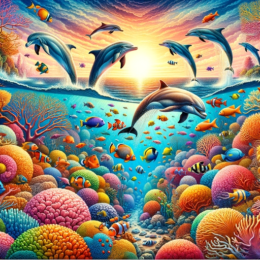 Charming Underwater Wonderland Painting Diamond Kit