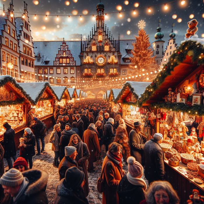 Budapest Christmas Fair Diamonded Painting Kits