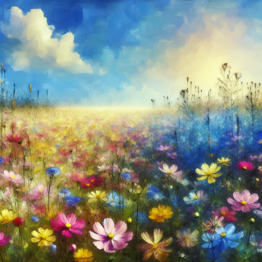 Vibrant Summer Fields Diamond Painting