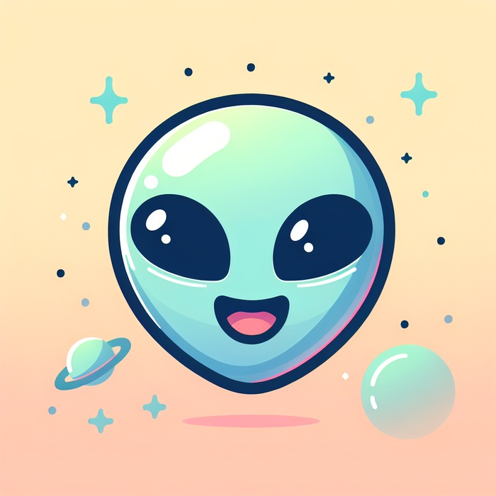 Funny Alien Painting Diamond Kit