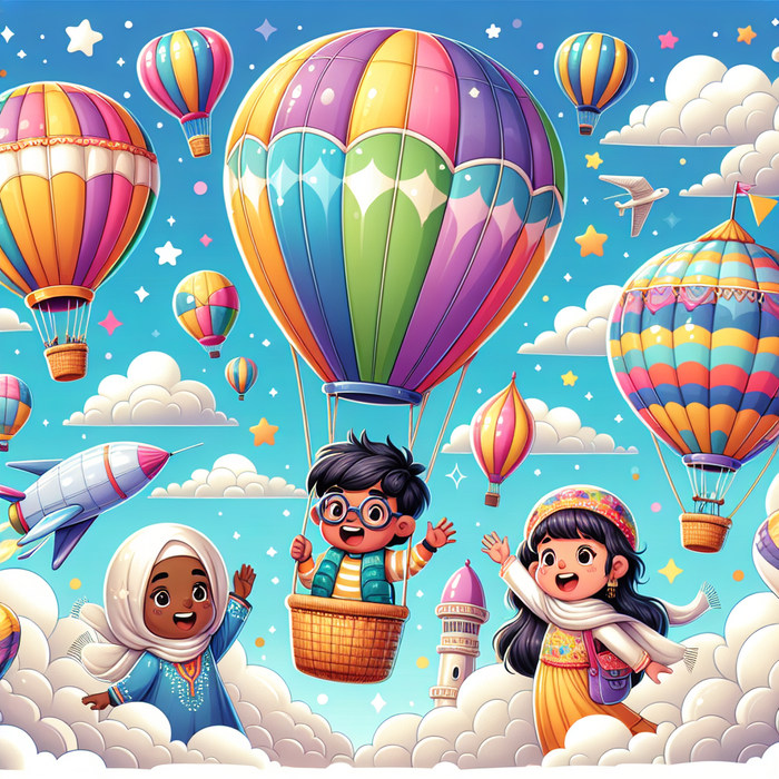 Magical Balloon Adventure Painting Diamond Kit