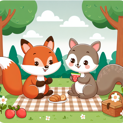 Forest Picnic Painting Diamond Kit