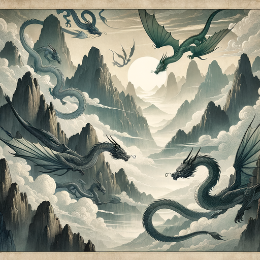 Mystical Dragon Lands Diamond Painting