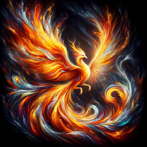 Fantasy Phoenix Rising Paint By Diamonds Kits