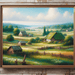 Rural Countryside Charm Painting Diamond Kit