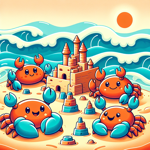 Crabby Beach Bonanza Diamonded Painting Kits