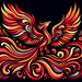 Mystic Phoenix Flight Paint By Diamonds Art