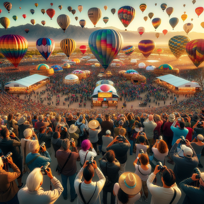 The International Balloon Fiesta Painting By Diamonds Kit