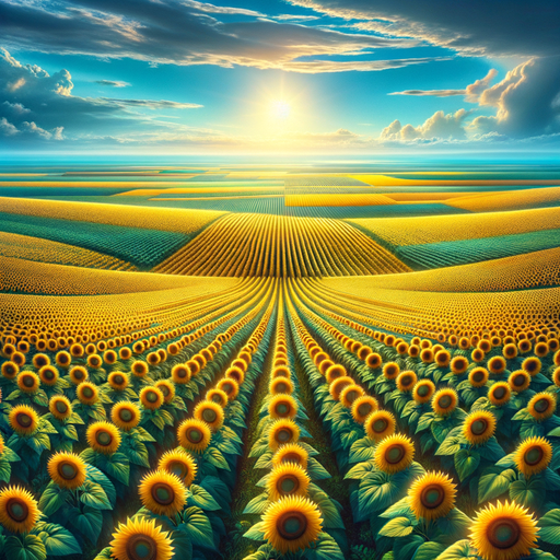 Sunflower Fields Forever Paint By Diamonds Art