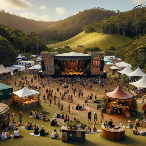 Splendour In The Grass - Byron Bay Paint By Diamond