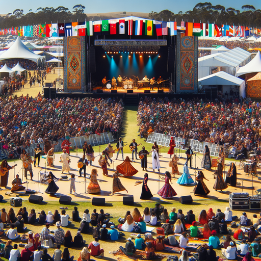 WOMAD Festival - Various Locations Painting By Diamonds Kit