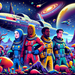 Galactic Heroes Adventure Paint By Diamonds Art