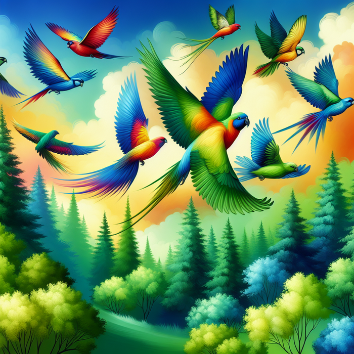 Wild Bird Symphony Diamonded Painting Kits