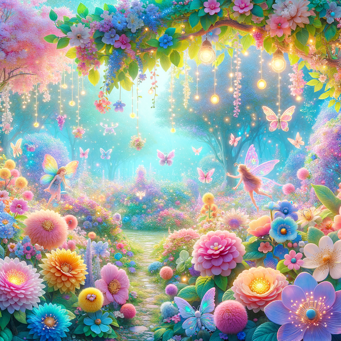 Charming Fairytale Garden Diamond Painting