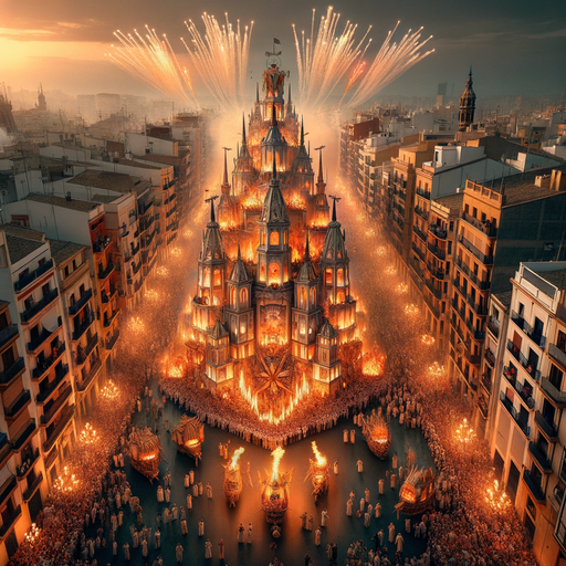 Las Fallas - Spain Paint By Diamonds Kits