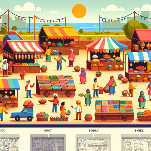 Merry Market Day Painting Diamond Kit