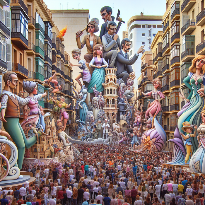 Fallas De Valencia - Valencia Paint By Diamonds Art