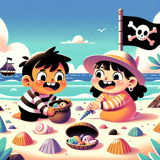 Seaside Treasure Hunt Adventure Paint By Color