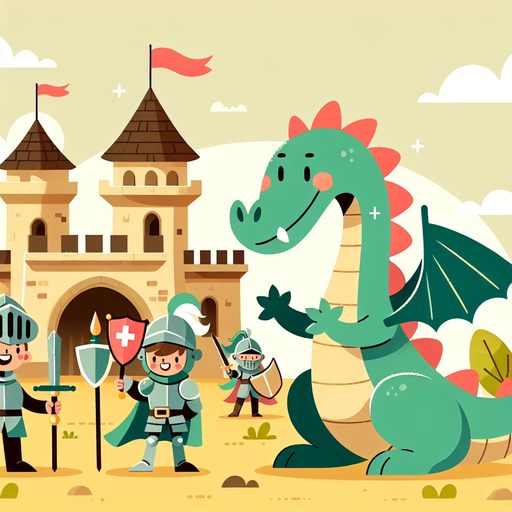 Brave Knights And Dragons Paint By Diamond