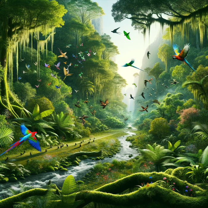 Mystical Rainforest Paint By Diamonds Kits