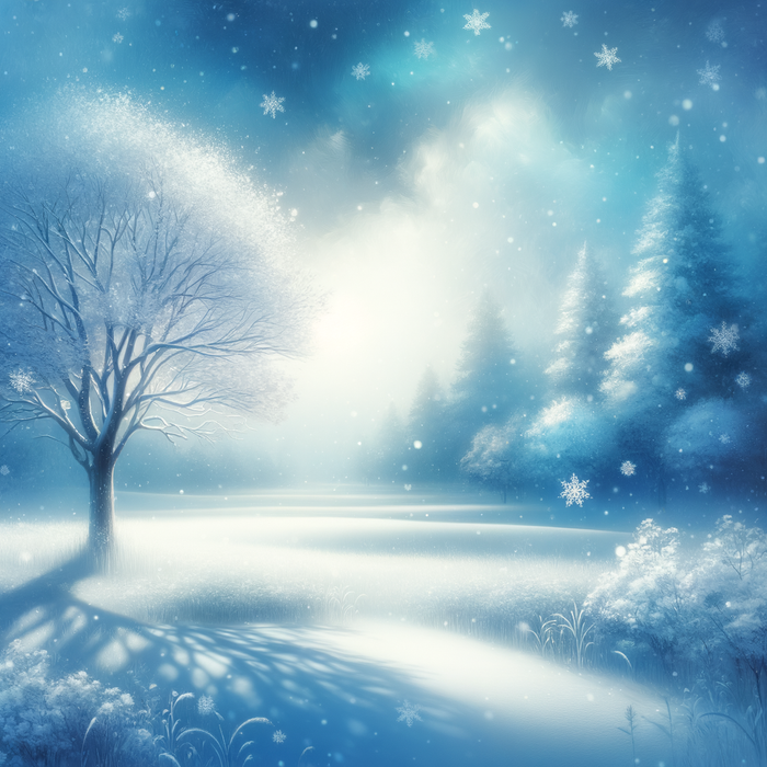 Glistening Snowy Landscape Diamond Painting