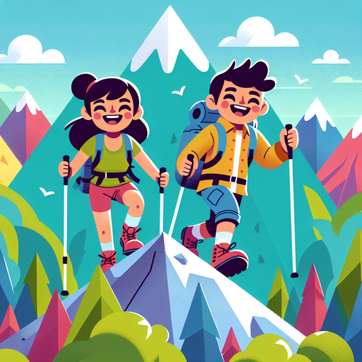 Merry Mountain Hikers Paint By Diamond